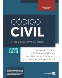 Código civil e legislação civil em vigor - 38ª Edição | 2020