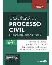 Código de processo civil e legislação processual em vigor - 51ª Edição | 2020
