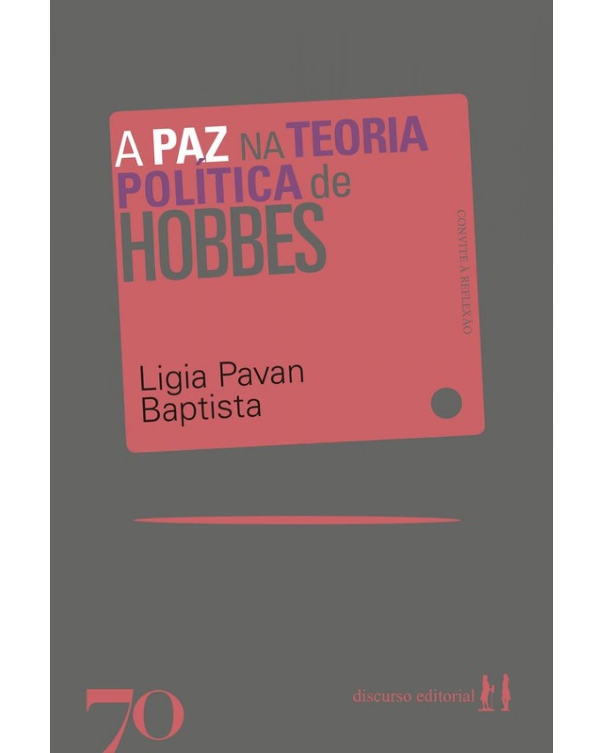 A paz na teoria política de Hobbes - 1ª Edição | 2018