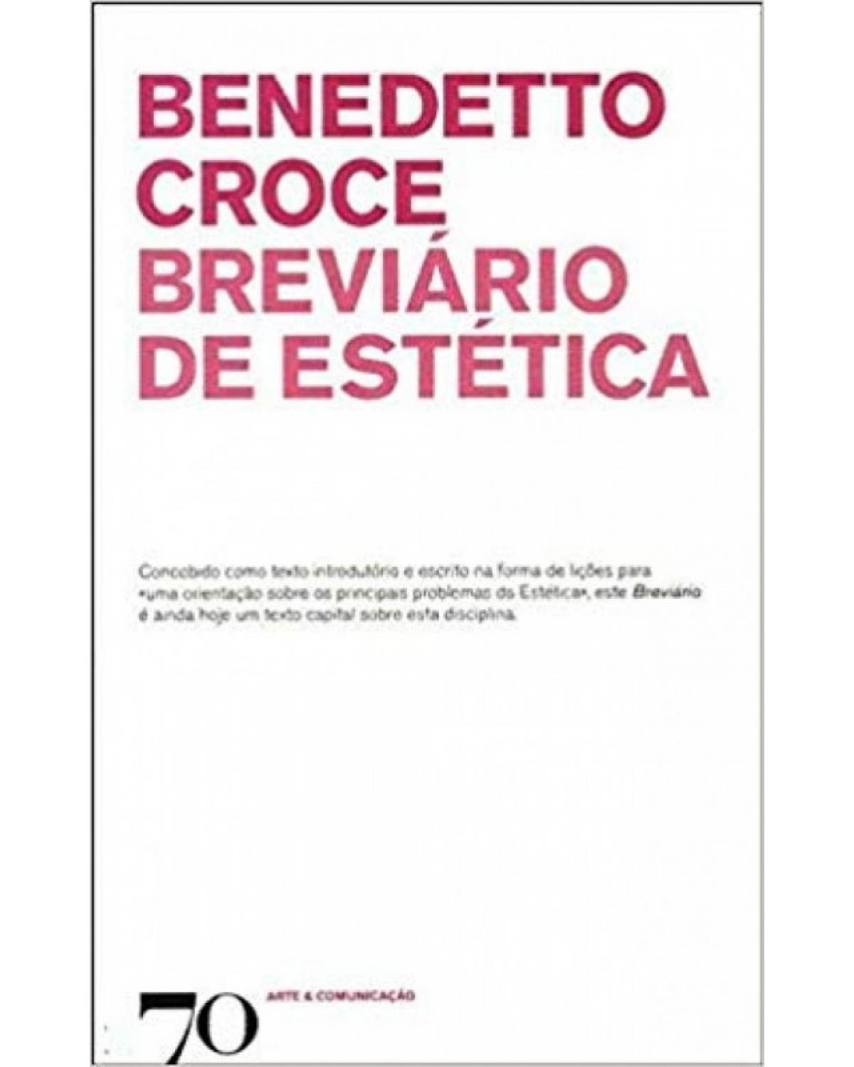 Breviário de estética - 1ª Edição | 2008