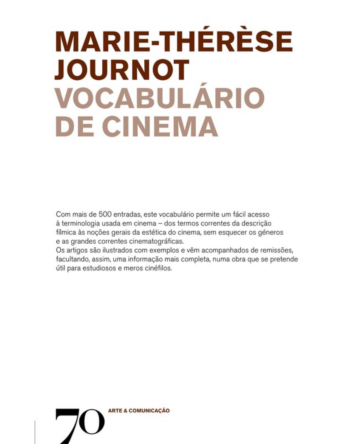 Vocabulário de cinema - 1ª Edição | 2009