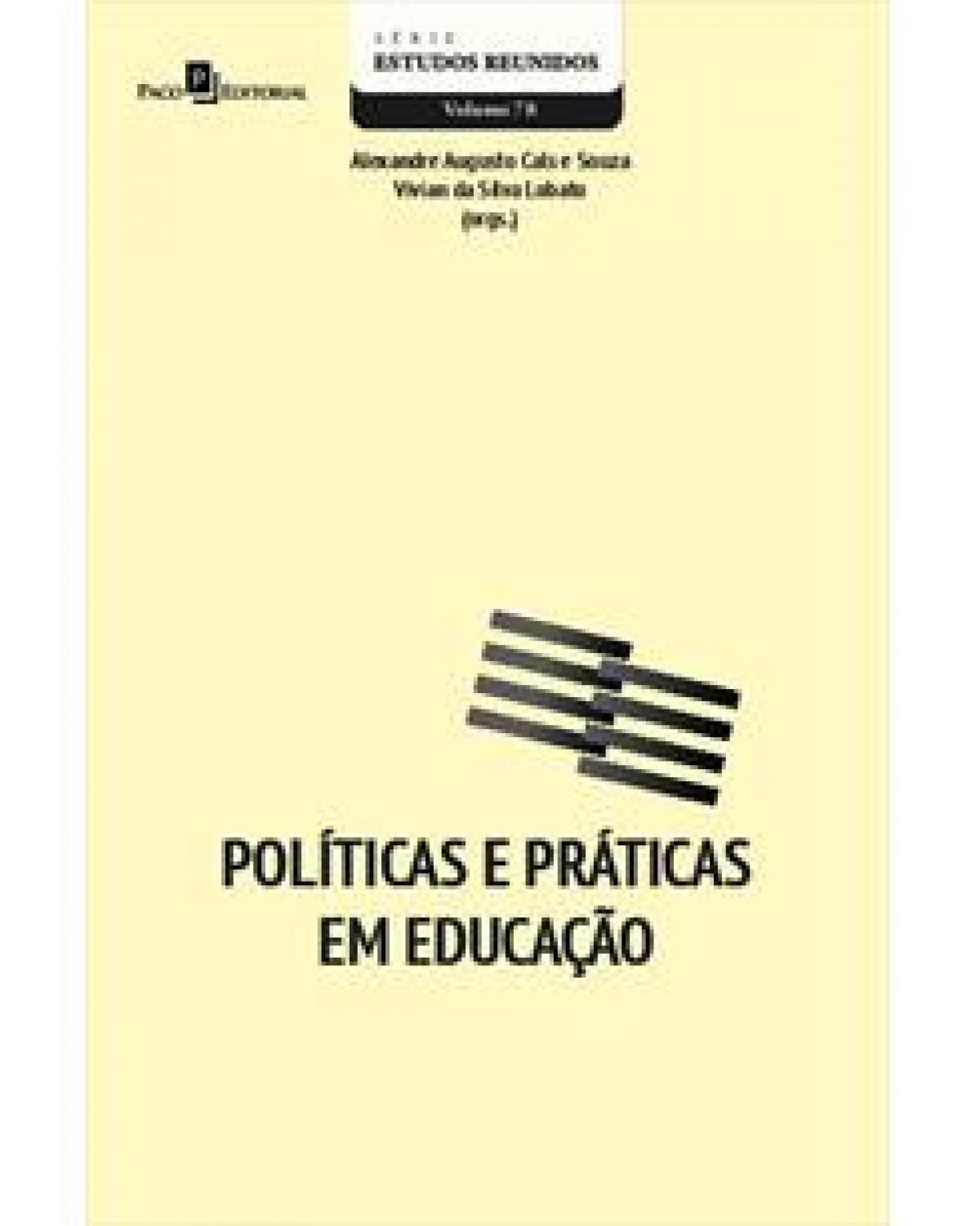 Políticas e práticas em educação - 1ª Edição | 2020