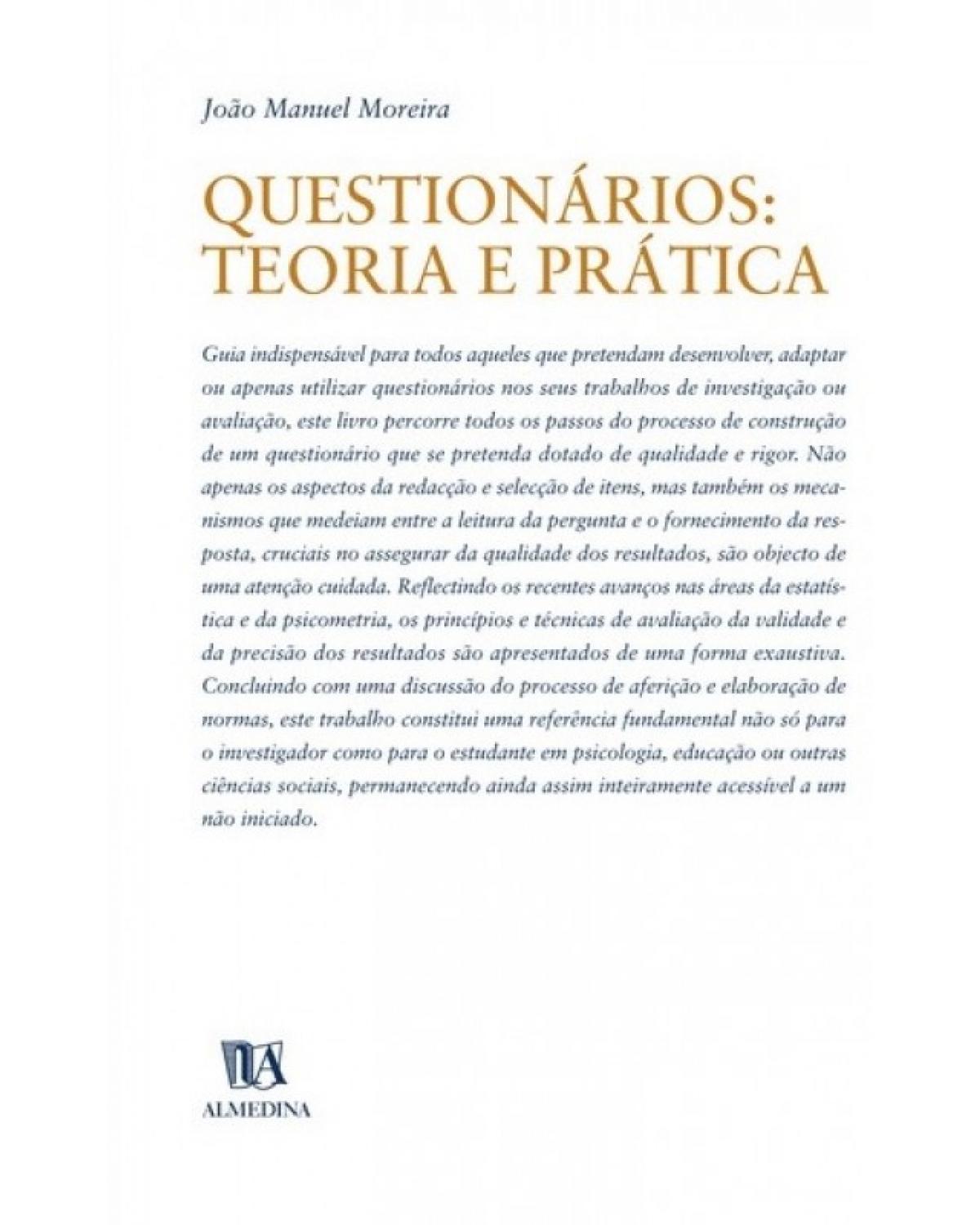 Questionários - teoria e prática - 1ª Edição | 2009