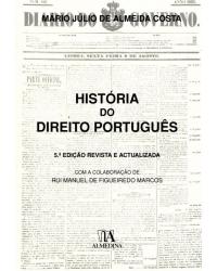 História do direito português - 5ª Edição | 2012