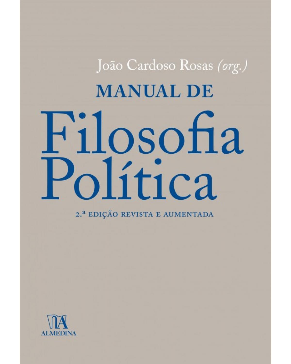 Manual de filosofia política - 2ª Edição | 2013