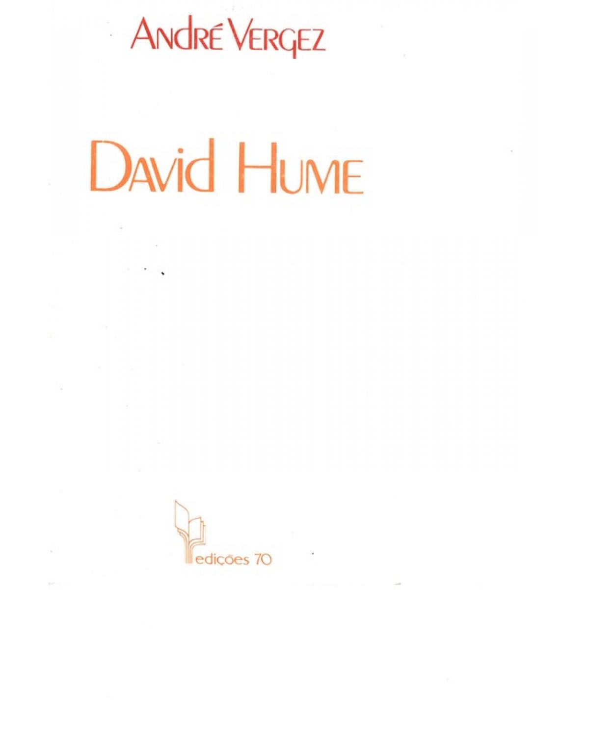 David Hume - 1ª Edição | 1984