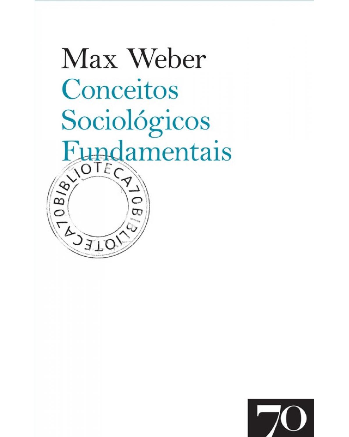 Conceitos sociológicos fundamentais - 1ª Edição | 2015