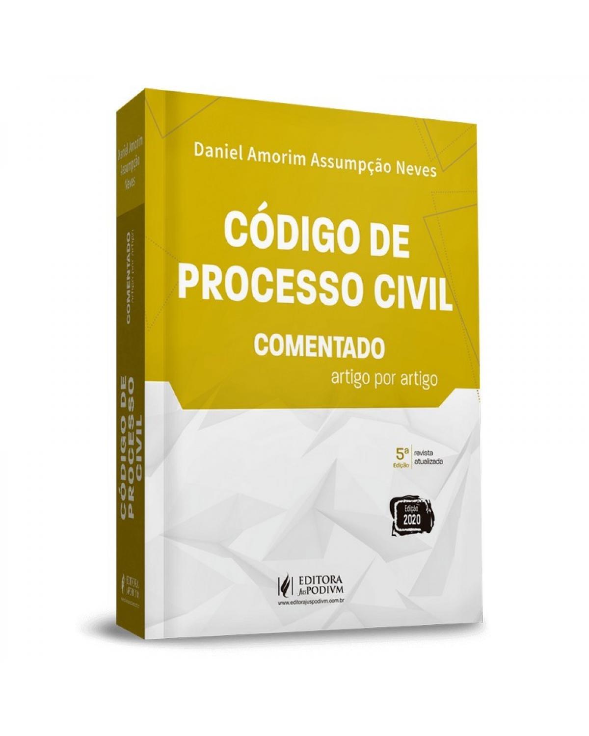 Código de processo civil comentado - artigo por artigo - 5ª Edição | 2020