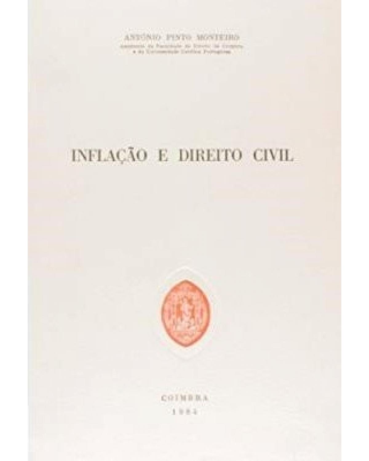 Inflação e direito civil - 1ª Edição | 1984