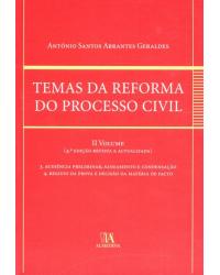 Temas da reforma do processo civil - Volume 2:  - 2ª Edição | 2004