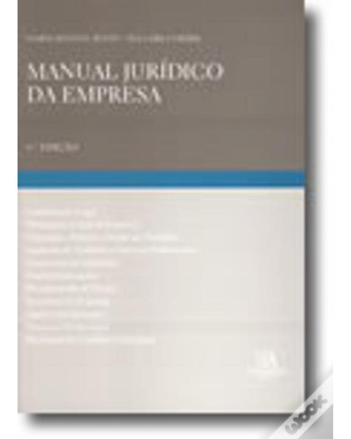 MANUAL JURÍDICO DA EMPRESA - 4ª Edição | 2005