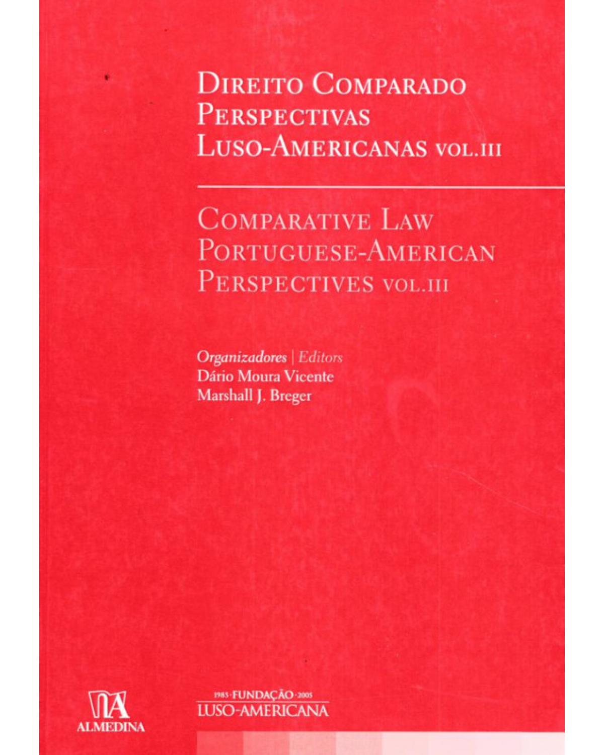 Direito comparado - Perspectivas luso-americanas - 1ª Edição | 2016