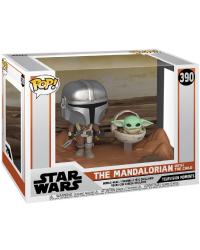 POP! STAR WARS - THE MANDALORIAN WITH THE CHILD (BABY YODA) #390