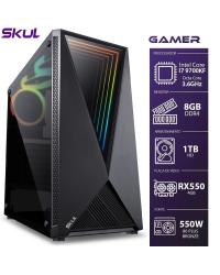 COMPUTADOR GAMER 7000 - I7 9700KF 3.6GHZ 9ª GER. MEM. 8GB DDR4 HD 1TB RX550 4GB FONTE 600W