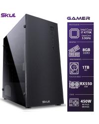 COMPUTADOR GAMER 7000 - I7 4770K 3.5GHZ 4ª GER. MEM. 8GB DDR3 HD 1TB RX550 4GB FONTE 500W