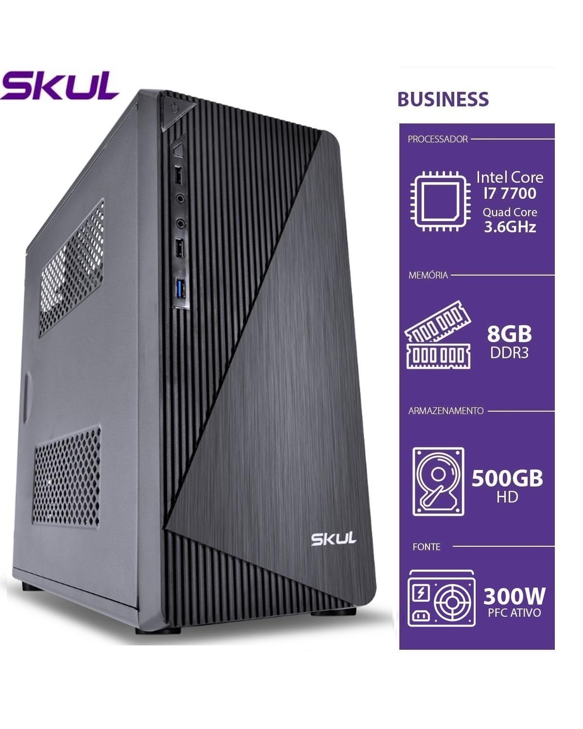 COMPUTADOR BUSINESS B700 - I7 7700 3.6GHZ 8GB DDR3 HD 500GB HDMI/VGA FONTE 300W