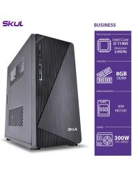 COMPUTADOR BUSINESS B500 - I5-11400 2.6GHZ 8GB DDR4 SEM HD/SSD HDMI/VGA FONTE 300W PFC ATIVO