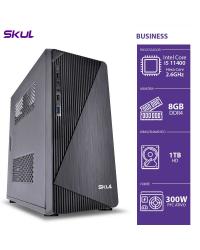 COMPUTADOR BUSINESS B500 - I5-11400 2.6GHZ 8GB DDR4 HD 1TB HDMI/VGA FONTE 300W PFC ATIVO