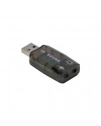 ADAPTADOR PLACA DE SOM USB 5.1 CANAIS VIRTUAL AUSB51