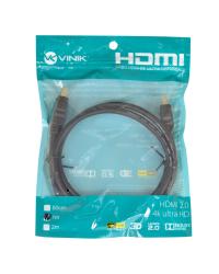 CABO HDMI 2.0 4K ULTRA HD 3D CONEXÃO ETHERNET 2 METROS - H20-2