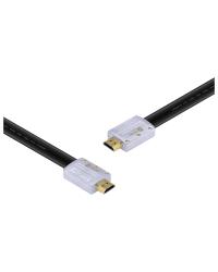CABO HDMI 2.0 4K ULTRA HD 3D CONEXÃO ETHERNET FLAT COM CONECTOR DESMONTÁVEL 10 METROS - H20FL-10