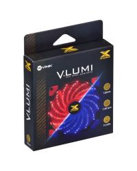 FAN/COOLER VX GAMING V.LUMI 15 PONTOS DE LED 120X120 AZUL - VLUMI15B