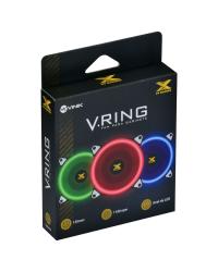 FAN/COOLER VX GAMING PARA GABINETE V.RING ANEL DE LED 120X120MM VERDE - VRINGG