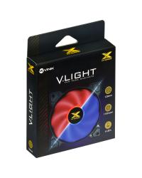 FAN/COOLER VX GAMING V.LIGHT 4 PONTOS DE LED 120X120 VERMELHO - VLIGHTR