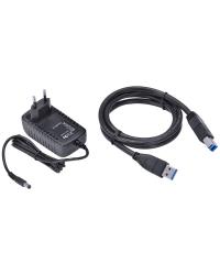 CASE EXTERNO PARA HD 3.5" USB 3.0 TIPO B COM CHAVE I/O PRETO - CH35-30O