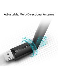 ADAPTADOR USB WIRELESS AC600 ARCHER DUAL BAND 2.4GHZ E 5GHZ ANTENA 5DBI T2U PLUS