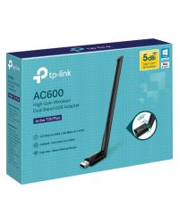 ADAPTADOR USB WIRELESS AC600 ARCHER DUAL BAND 2.4GHZ E 5GHZ ANTENA 5DBI T2U PLUS