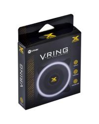 FAN/COOLER VX GAMING PARA GABINETE V.RING ANEL DE LED 120X120MM BRANCO - VRINGW