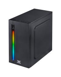 GABINETE GAMER VX GAMING AUSTRALIS PRETO FRONTAL COM FITA LED RGB