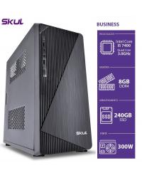 COMPUTADOR BUSINESS B500 - I5 7400 3.0GHZ 8GB DDR4 SSD 240GB HDMI/VGA FONTE 300W