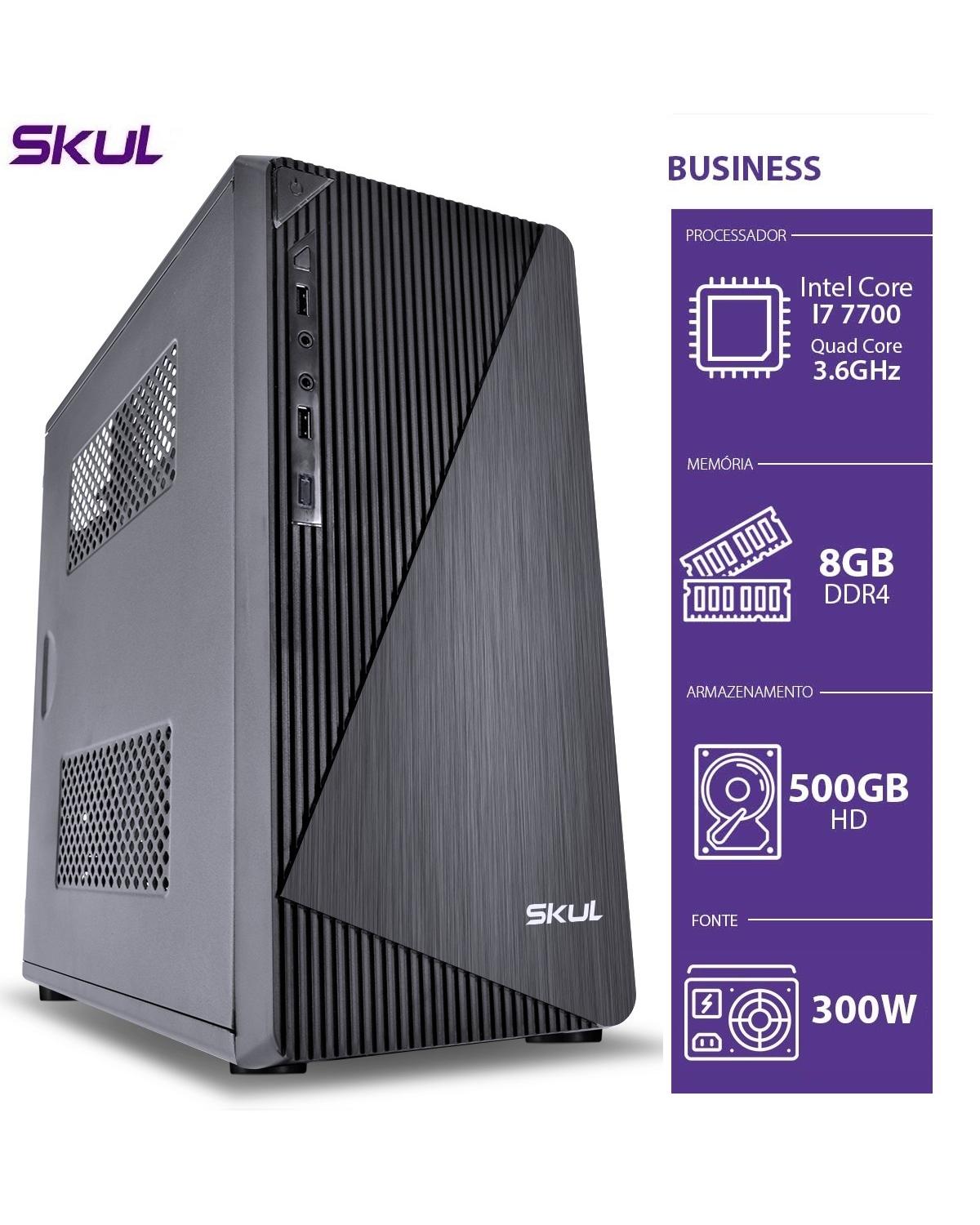 COMPUTADOR BUSINESS B700 - I7 7700 3.6GHZ 8GB DDR4 HD 500GB HDMI/VGA FONTE 300W