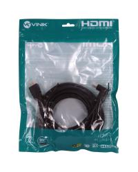 CABO HDMI 2.0 4K ULTRA HD 3D CONEXÃO ETHERNET COM 01 CONECTOR 90º 5 METROS - H2090-5