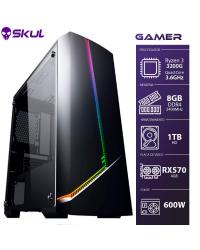 COMPUTADOR GAMER 3000 - I3 9100F 3.6GHZ 9ª GER. SEM VÍDEO INTEGRADO MEM. 8GB DDR4 HD 1TB FONTE 600W