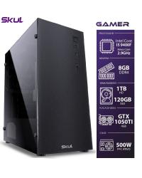 COMPUTADOR GAMER 5000 - I5 9400F 2.9GHZ 9ª GER. MEM. 8GB DDR4 SSD 120GB HD 1TB GTX 1050TI 4GB FONTE 500W