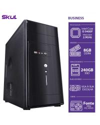 COMPUTADOR BUSINESS B500 - I5 9400F 2.9GHZ MEM 8GB DDR4 SSD 240GB SEM VÍDEO INTEGRADO FONTE 500W