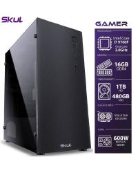 COMPUTADOR GAMER 7000 - I7 9700F 3.0GHZ 9ª GER. SEM VÍDEO INTEGRADO  MEM. 16GB DDR4 SSD 480GB HD 1TB FONTE 600W