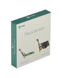 PLACA DE SOM PCI 5.1 CANAIS LOW PROFILE - PS51-PCI