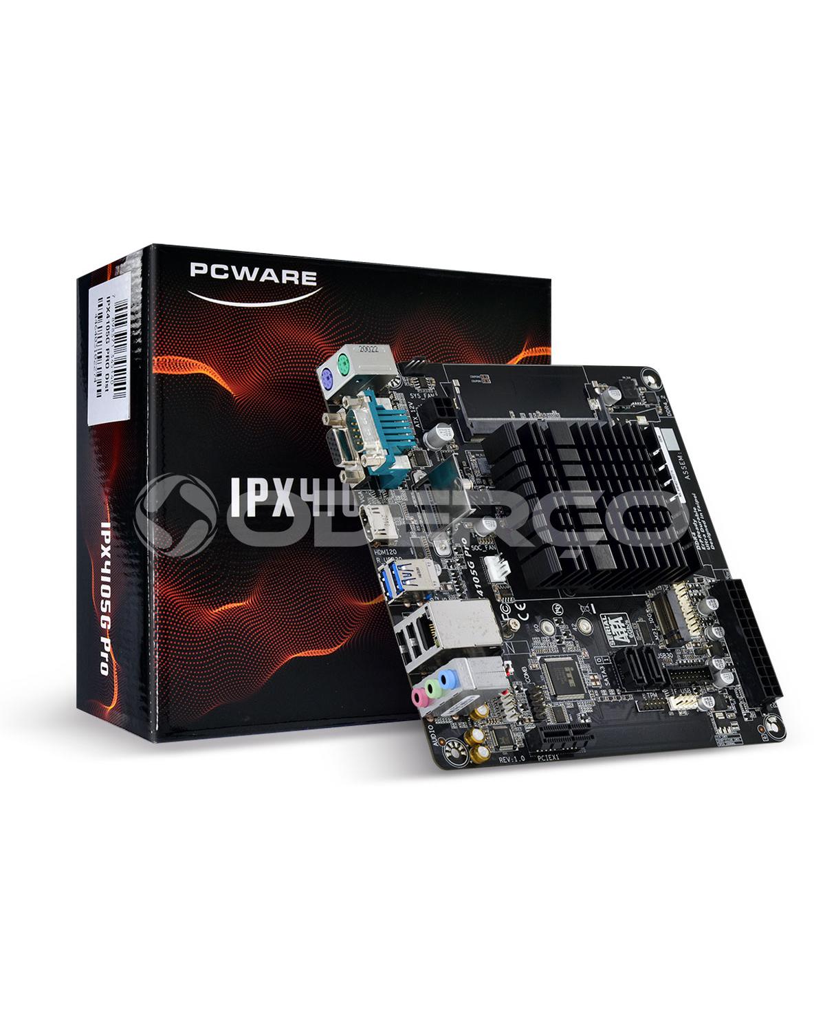 PLACA MÃE MINI ITX IPX4105G PRO PROCESSADOR J4105 1.5GHZ INTEGRADO DDR4 SODIMM 10/100/1000, 2XUSB 3.0,2XUSB 2.0,HDMI,VGA