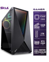 COMPUTADOR GAMER 9000 - I9 9900K 3.6GHZ 9ª GER. 16GB DDR4 (2X8GB) SSD M.2 1TB WATER COOLER 240MM RTX 2060 6GB 750W