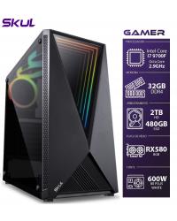 COMPUTADOR GAMER 7000 - I7 9700F 2.9GHZ 32GB DDR4 SSD 480GB HD 2TB RX580 8GB FONTE 600W