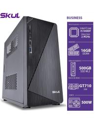 COMPUTADOR BUSINESS B500 - I5 9400F 2.9GHZ 16GB DDR4 SSD M.2 500GB GT 710 2GB FONTE 500W