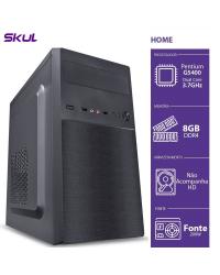 COMPUTADOR HOME H200 - PENTIUM DUAL CORE G5400 3.7GHZ 8GB DDR4 SEM HD HDMI/VGA FONTE 250W