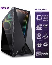 COMPUTADOR GAMER 7000 - I7 9700F 3.0GHZ 9ª GER. MEM. 16GB DDR4 SSD 240GB HD 1TB RTX 2060 6GB FONTE 650W