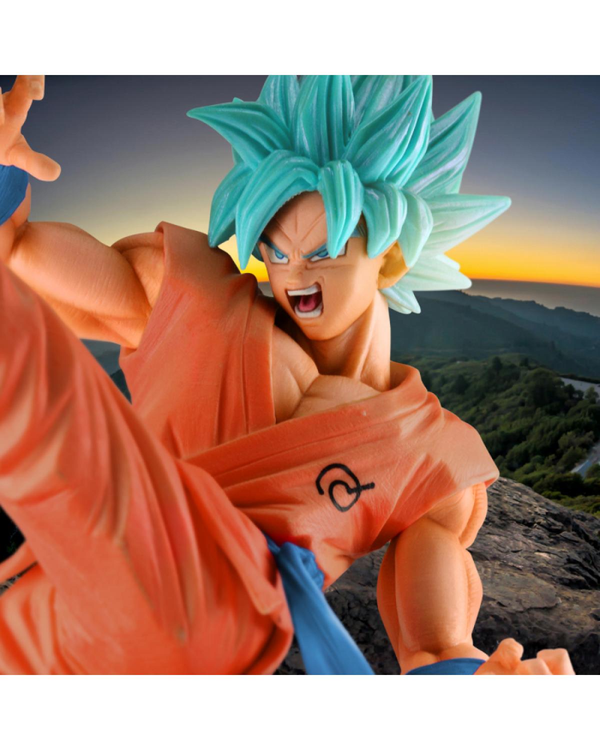 Boneco Dragon Ball Goku Super Saiyajin Blue Versão Especial em