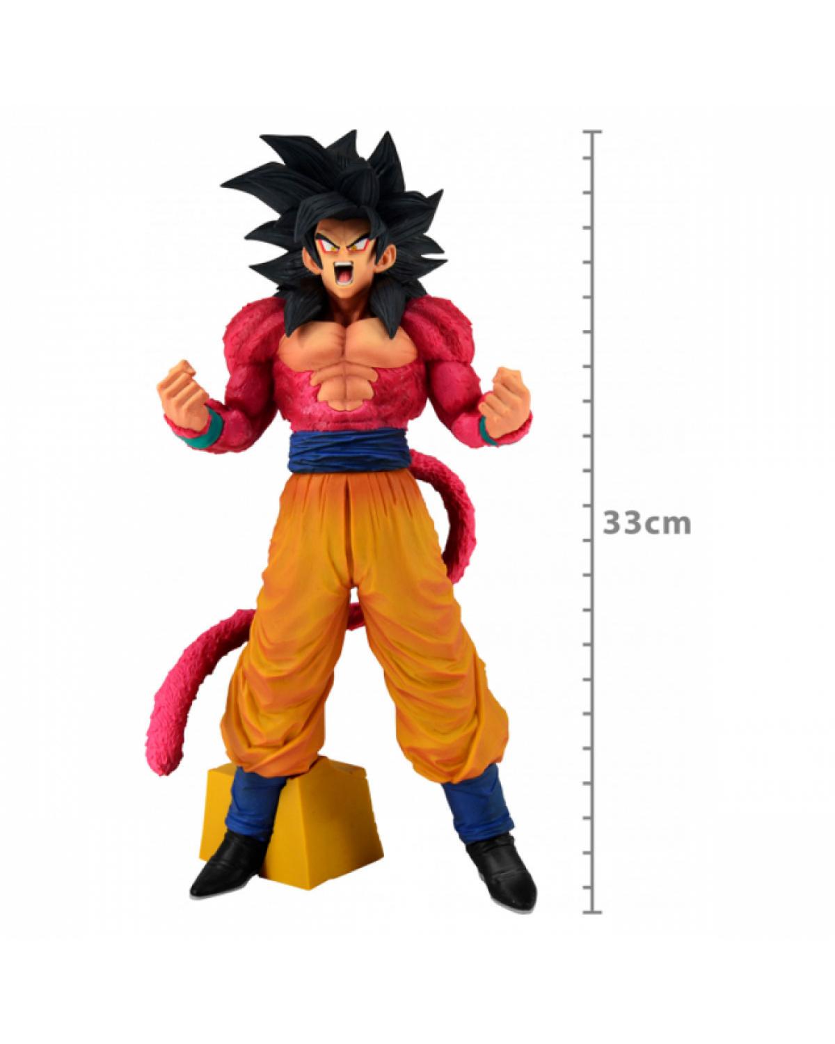 Boneco Dragon Ball GT Goku Super Saiyajin 4 Full Scratch Banpresto