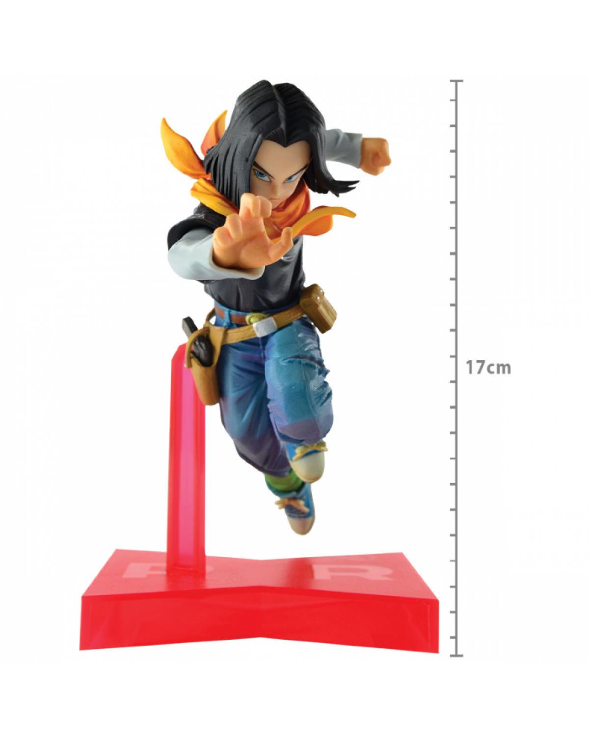 FIGURE DRAGON BALL SUPER - ANDROID 17 - THE ANDROID BATTLE REF:29221/29222